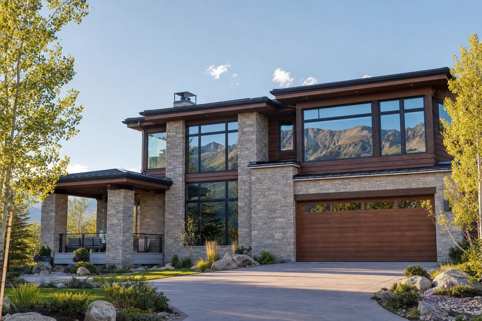 A Colorado home with mountain views, representing built-up home equity